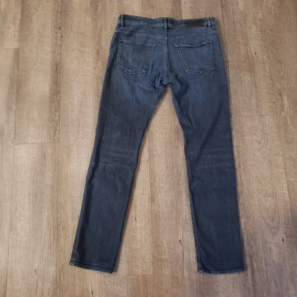 Hugo Boss Candiani Jeans Mens 33 x 32 Italian Fabric Stretch Straight Blue Denim - Picture 1 of 10